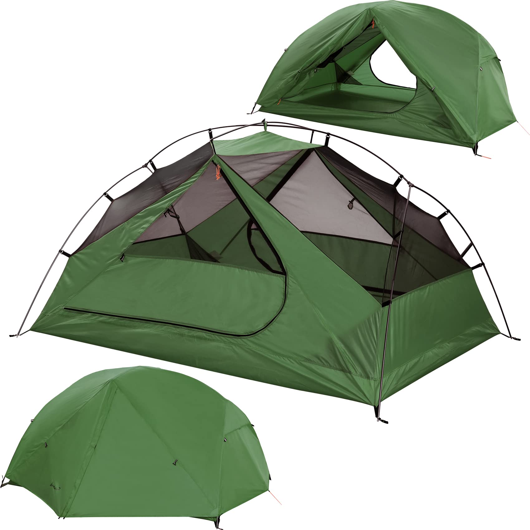 Clostnature Taurus 2 Person Backpacking Tent - Lightweight Two Person Tent for Backpacking, Easy Set Up Waterproof Camping Tent for Adults, Kids, Scouts, Large Size Outdoor, Hiking Gear