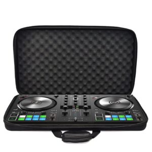 ITHWIU Lightweight Molded EVA Storage Case, Fits Pioneer DDJ SR SR2 RR Denon MC4000 Numark NVII Mixtrack Pro 3 NV Platinum