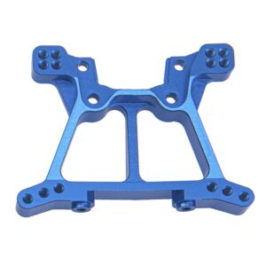 ShareGoo Aluminum Front & Rear Shock Tower Shock Mounts Replacement of Part 6838 6839 Compatible with 1/10 Traxxas Slash 4x4 4WD RC Car (Blue)