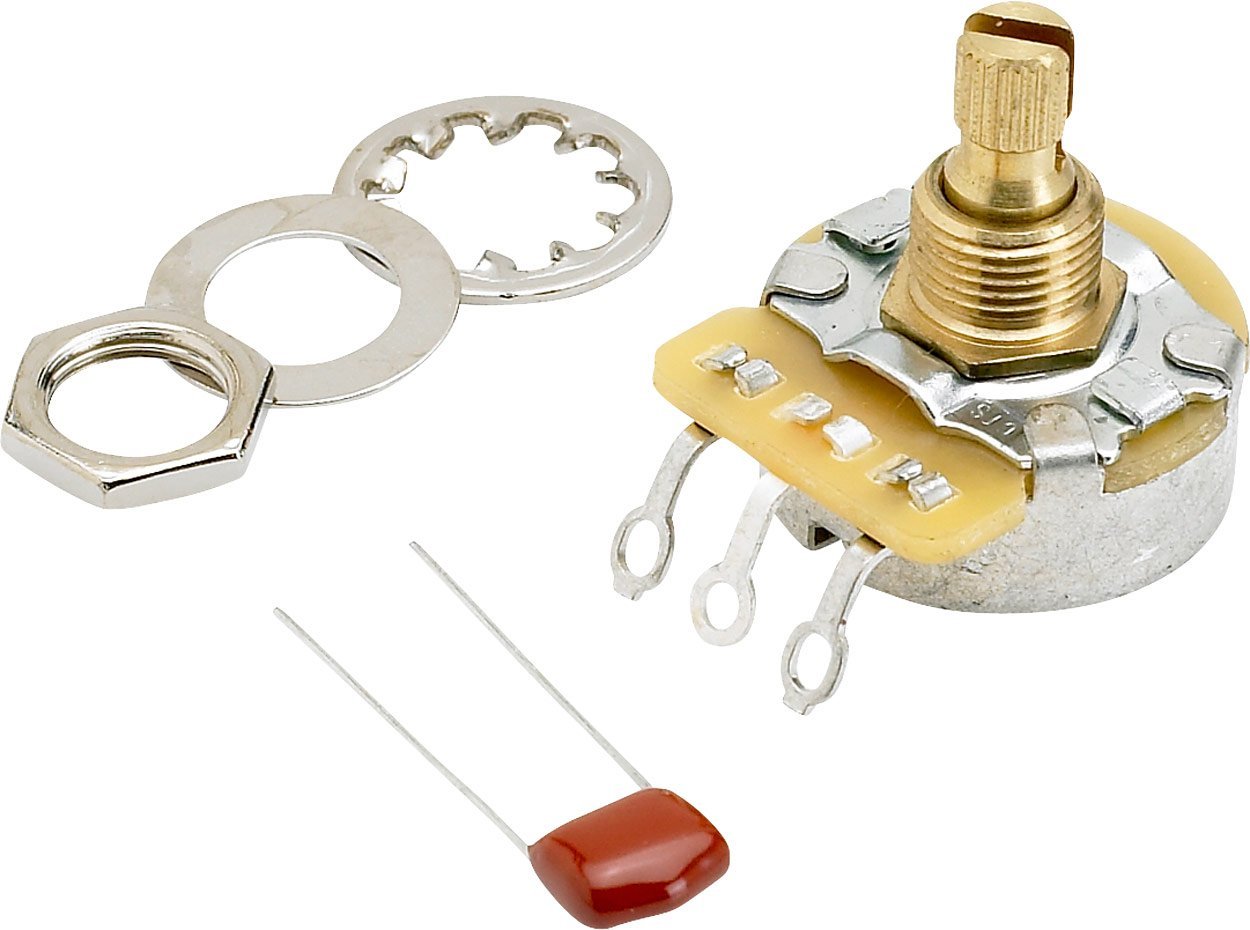 Fender 250k No-Load Split Shaft Potentiometer (Volume - Tone) & Original 250k Splitshaft Potentiometer, Volume or Tone