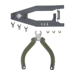 allen company k’netix™ lumen bow tuning kit, compatible with compound, recurve & longbows, gray