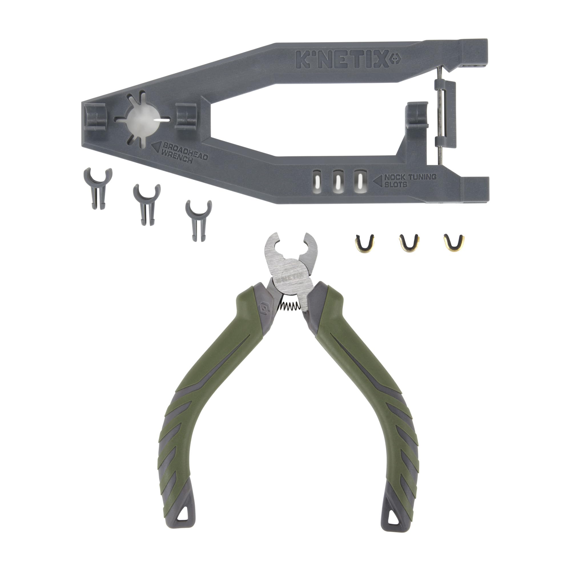 Allen Company K’Netix™ Lumen Bow Tuning Kit, Compatible with Compound, Recurve & Longbows, Gray