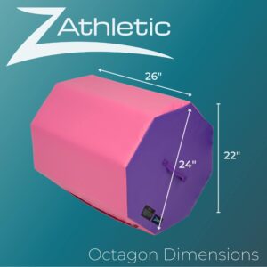 Z Athletic Octagon Mat for Gymnastics, Tumbling, and Cheerleading