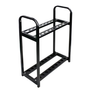 Golf Club Organizer Rack Golf Club Display Stand Rack Holder Shelf Golf Display Rack Premium Metal Golf Putter Stand Holds 9/18/27 Clubs (18 Holds)