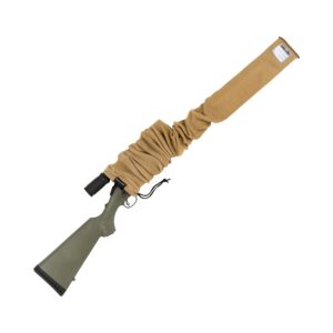 Allen Company 52" Gun Sock with Writeable ID Label, 52" Rifles with Scopes & Shotguns, Coyote