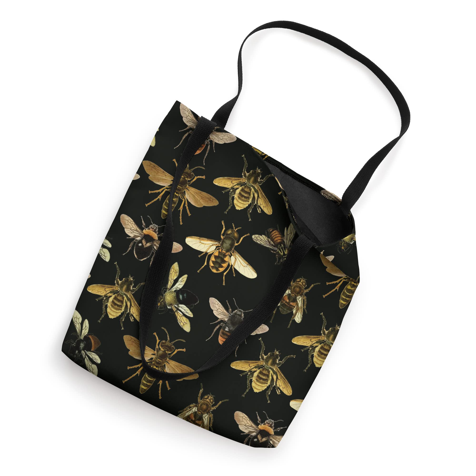 Vintage Bee Illustration, vintage insects and bugs Tote Bag