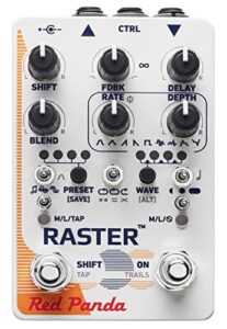 red panda raster 2 digital delay pedal