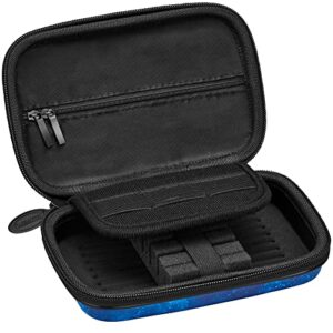 Casemaster Sentinel 6 Dart Case, Holds Extra Accessories, Tips, Shafts and Flights, Compatible with Steel Tip and Soft Tip Darts, Impact & Water Resistant Tactech Shell, Galaxy