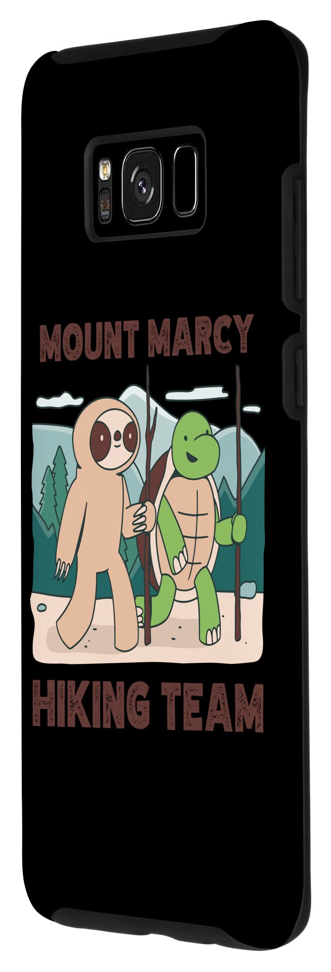 Galaxy S8+ Mount Marcy hiking team climbing expedition Camping sloth Case