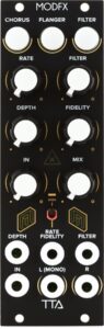 tiptop audio modfx eurorack effects module - black