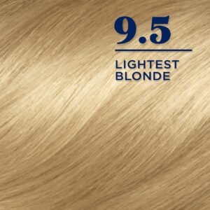 Clairol Nice'n Easy Permanent Hair Dye, 9.5 Lightest Blonde Hair Color, Pack of 1