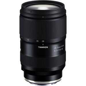 Tamron 28-75mm f/2.8 Di III VXD G2 Lens for Sony E with Advanced Accessory and Travel Bundle (6 Year Limited USA Warranty) | 28-75mm Lens Sony