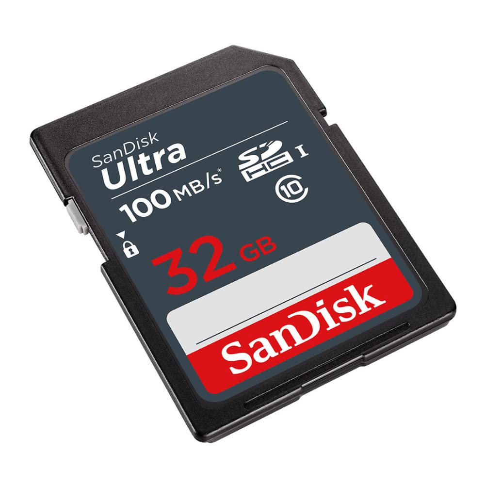 SanDisk 32GB Ultra SDHC UHS-I Memory Cards (10-Pack) with Rugged Storage Case and Reader Bundle (12 Items)