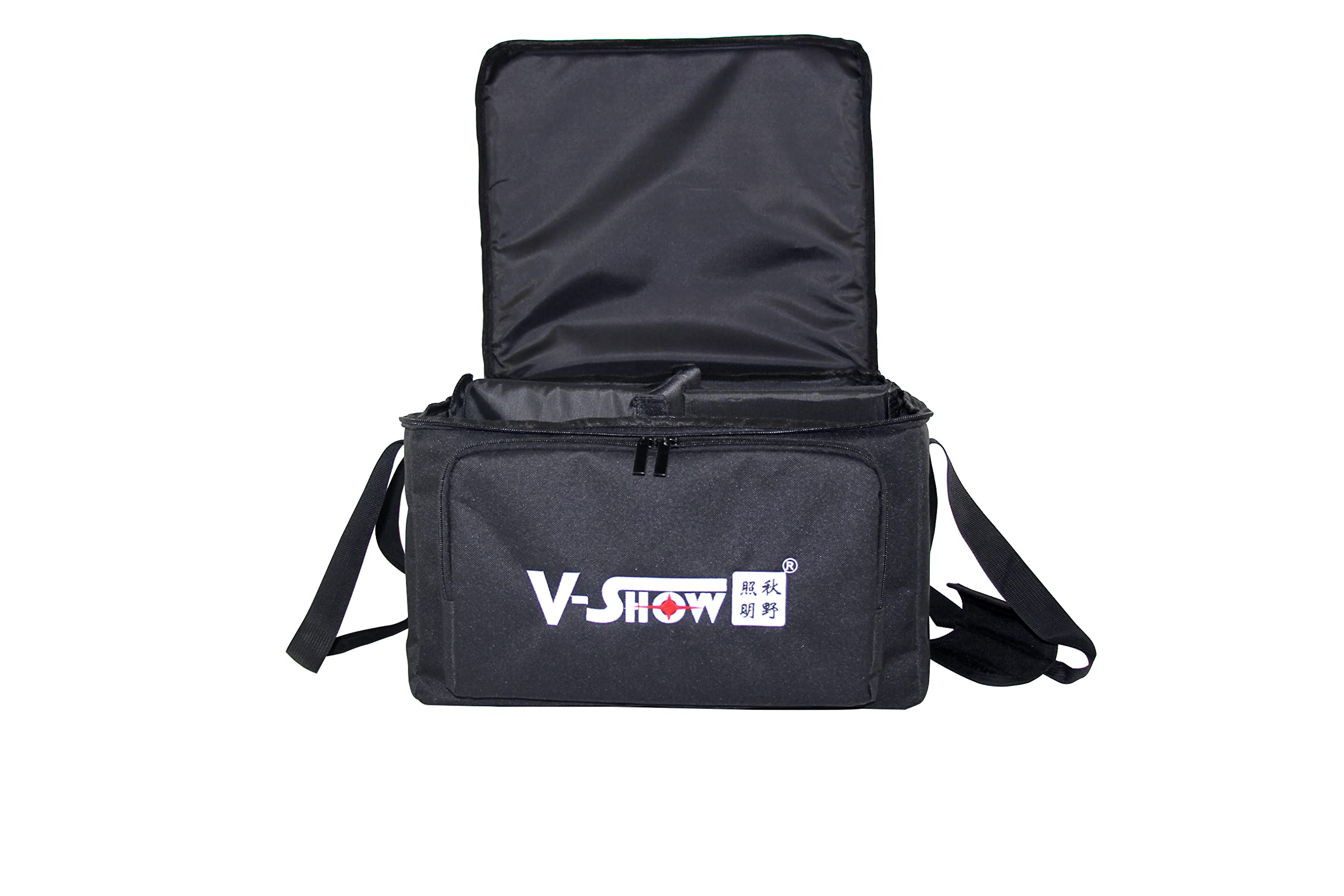 V-Show Portable Carry Bag for Wireless Battery Uplights - Durable Soft-Sided Bag for 4 Freedom Par Light fixtures, for DJ Wedding Party Par light