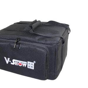 V-Show Portable Carry Bag for Wireless Battery Uplights - Durable Soft-Sided Bag for 4 Freedom Par Light fixtures, for DJ Wedding Party Par light