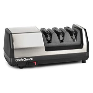 chef's choice model 151 universal electric knife sharpener, stainless steel