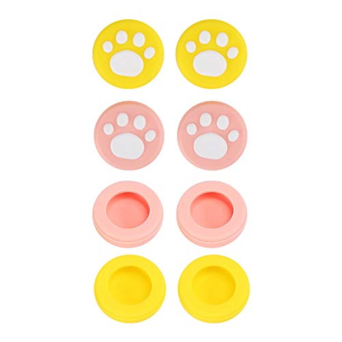 Jopwkuin Thumb Grip Caps Easy Install Cat Claw Control Cap 2 Sets,for Switch PS4 PS3,for Xbox 360/Xbox,for Switch(002)