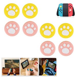 Jopwkuin Thumb Grip Caps Easy Install Cat Claw Control Cap 2 Sets,for Switch PS4 PS3,for Xbox 360/Xbox,for Switch(002)