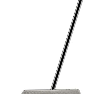 Bell TW-450 Two-Way Jumbo Oversize CNC Milled Face Balance Golf Putter + Winn Dri-Tac Dark Gray Jumbo Grip (Ambidextrous, 35)