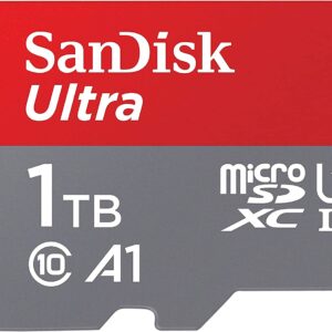 SanDisk 1 Terabyte Ultra Class 10 Memory Card 1TB Memory Card for OLED Nintendo Switch Gaming Console (SDSQUA4-1T00-GN6MN) UHS-I Bundle with (1) Everything But Stromboli SD & MicroSDXC Card Reader