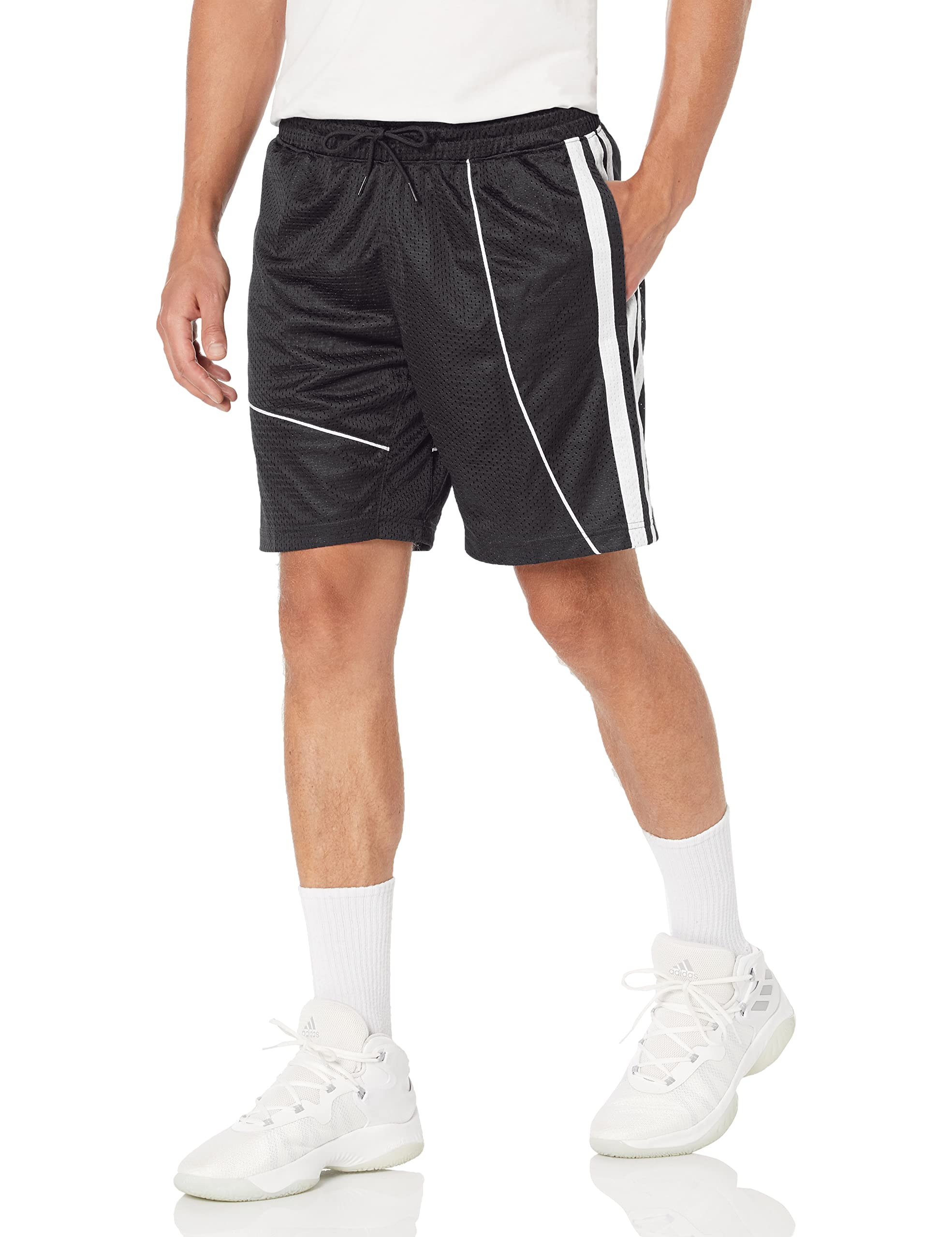 adidas Men's Creator 365 Basketball Shorts 3.0, Black, Small