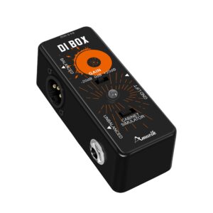 Amuzik Di Box Effect Pedal Matchbox Effector for Electric Guitar Pedal with Ture Bypass Mini Size