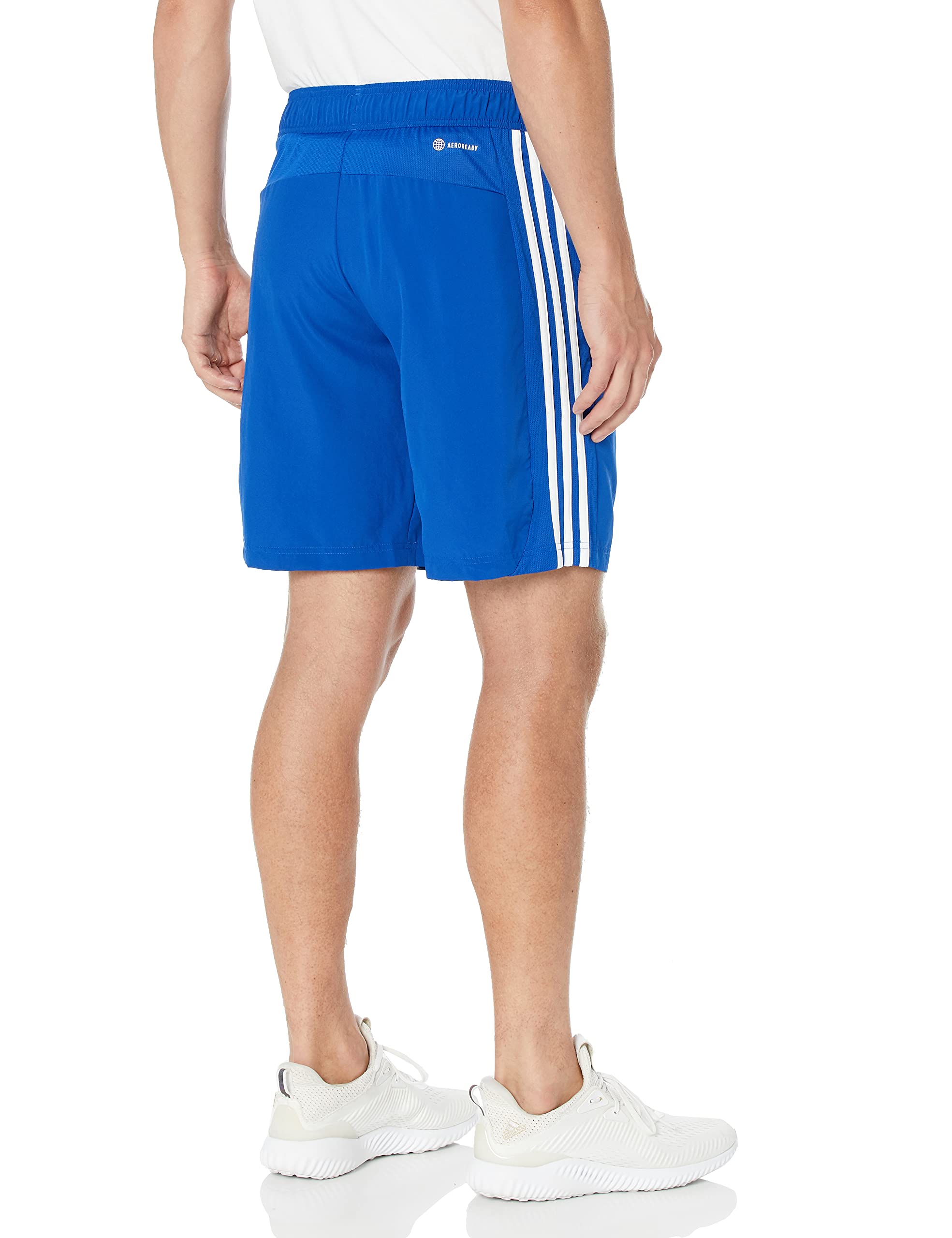 adidas Men's AEROREADY High Intensity Side 3-Stripes Training Shorts, Team Royal Blue/White, XX-Large