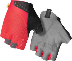 giro supernatural cycling gloves - men's bright red (2022) large