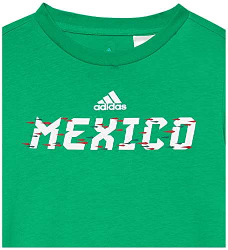 adidas Boys' World Cup 2022 Tee, Team Green (Mexico), Small