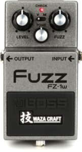 boss fz-1w waza craft fuzz pedal