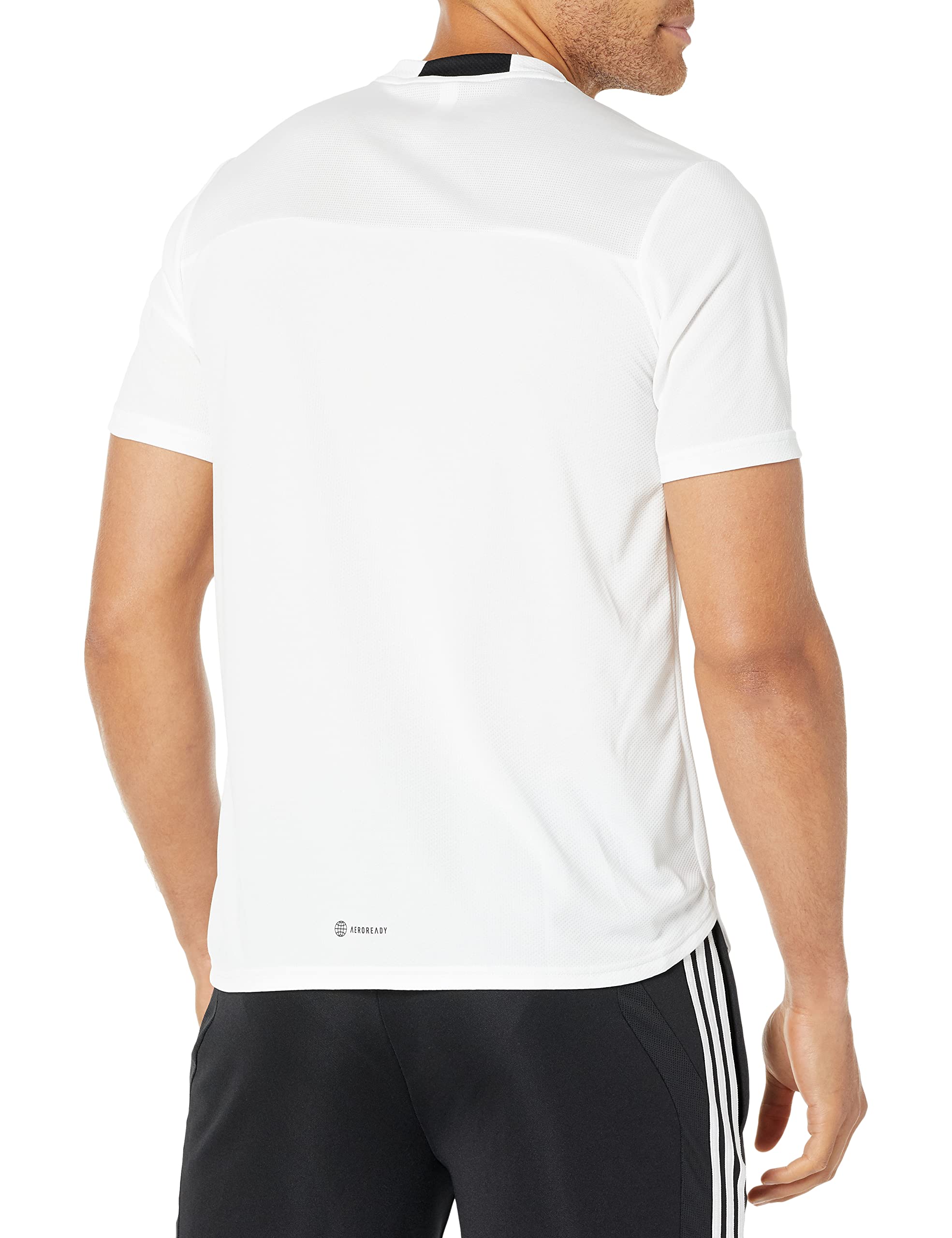 adidas Men's AEROREADY High Intensity Designed 4 Movement Slogan Training Tee, White, Large