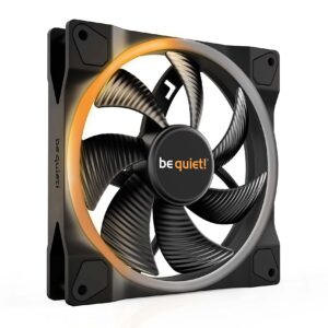 be quiet! Light Wings 140mm PWM Premium Low Noise ARGB Cooling Fan | 4-Pin | Black | BL074