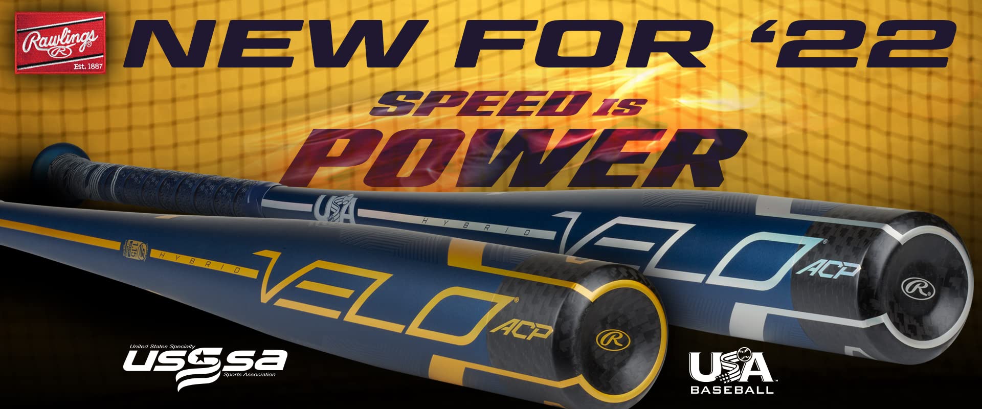 Rawlings 2022 Velo ACP USA Baseball Bat | -5 | Hybrid | 30 inch | US1V5