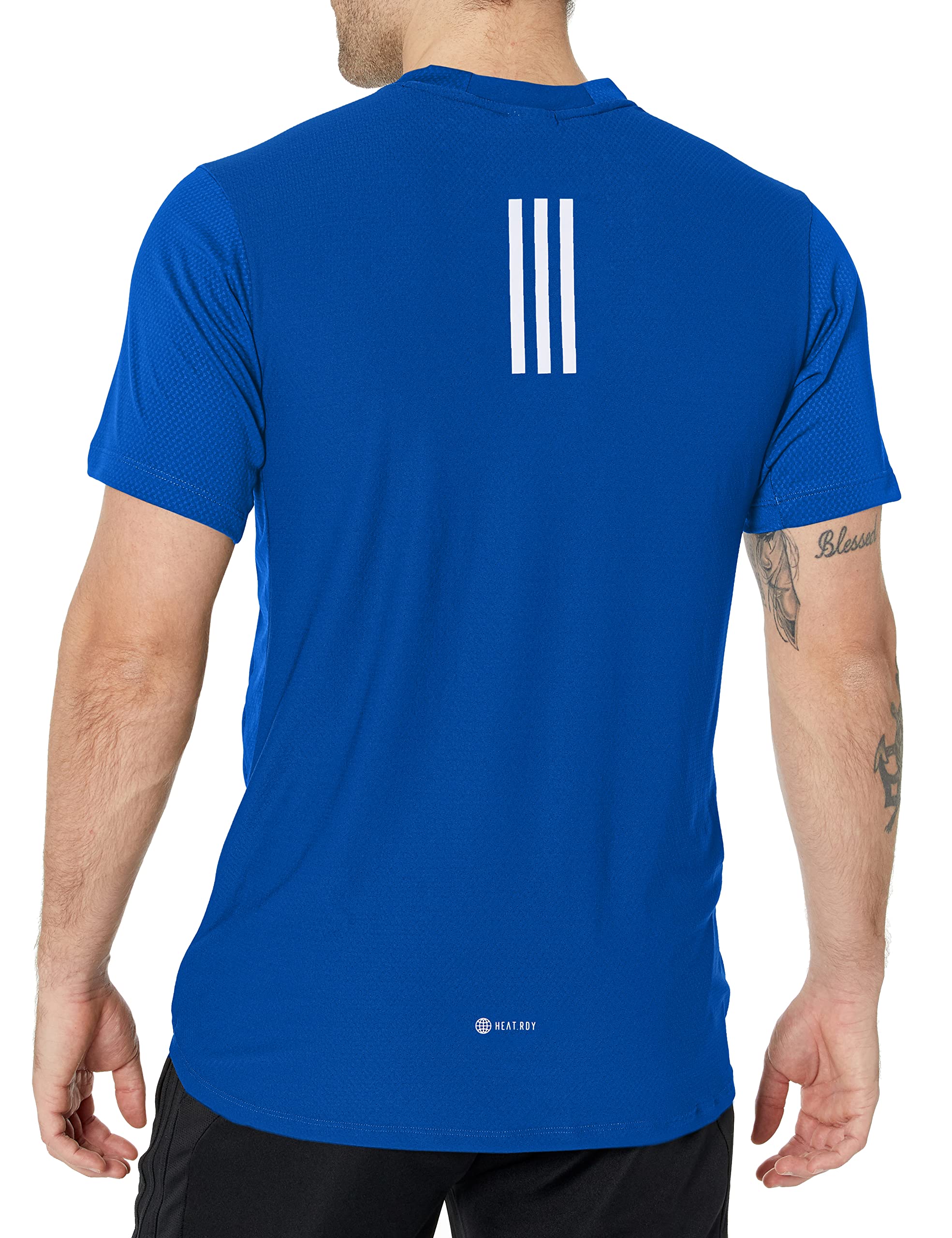 adidas Men's Designed 4 Training Heat.RDY High Intensity Tee, Team Royal Blue, Large