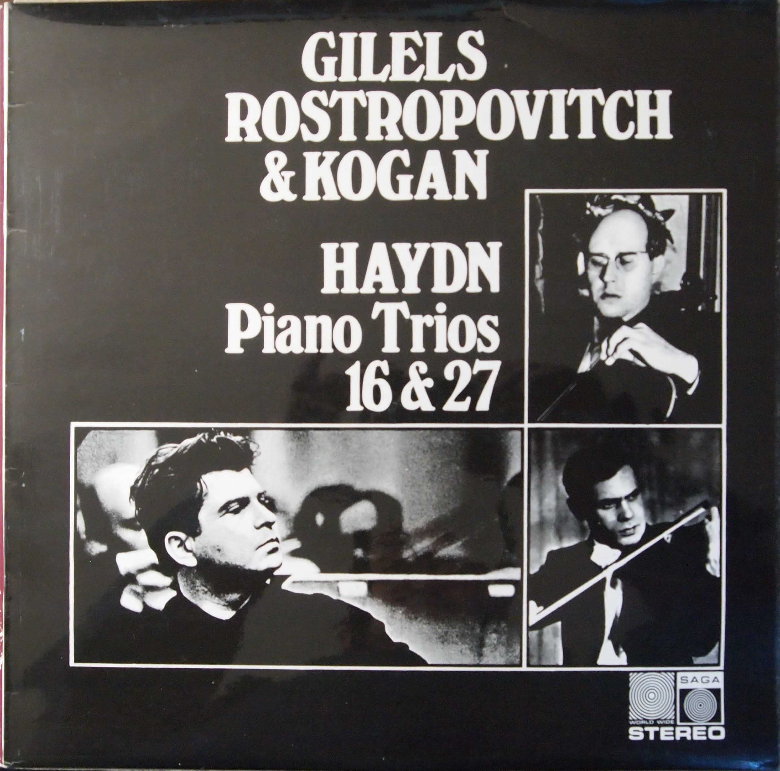 Joseph Haydn: Piano Trios - Emil Gilels, Leonid Kogan & Mstislav Rostropovich