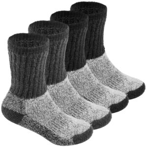 debra weitzner kids thermal socks for boys girls warm winter boot socks 2 pack insulated socks