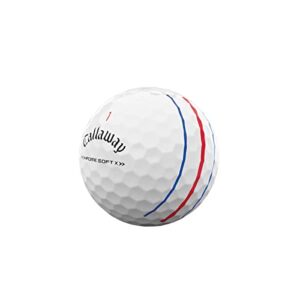 Callaway Golf 2022 Chrome Soft X Golf Balls, Triple Track, White, Large