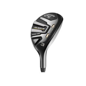 callaway golf 2022 rogue st max os lite hybrid (right hand, graphite shaft, light flex, 8 hybrid), silver