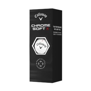 Callaway Golf 2022 Chrome Soft X Golf Balls, White