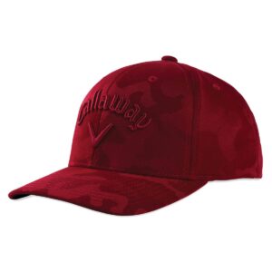 callaway golf trucker camo collection headwear (red)