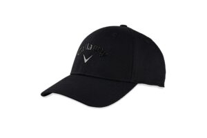 callaway unisex adult baseball cap hat, black/black