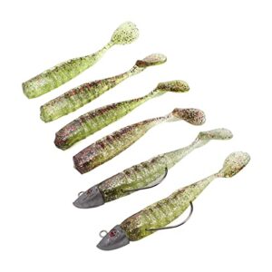 soft lure, artificial fishing lure compact feel comfortable for freshwater for saltwater for anglers(willow yellow)