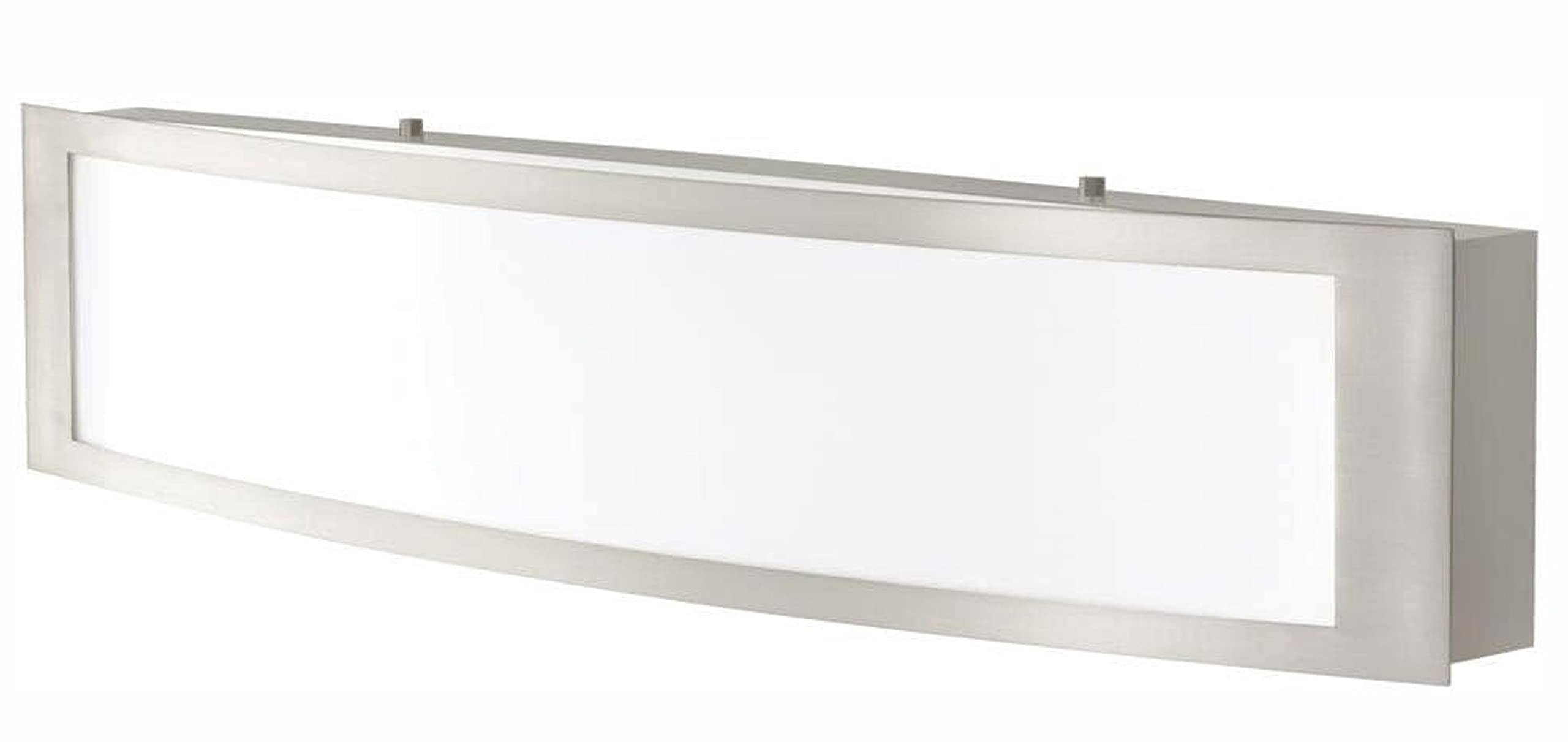 Hampton Bay Lighting Woodbury 24.5 in.Brushed Nickel Linear LED Vanity Light Bar,IQP1381L-4