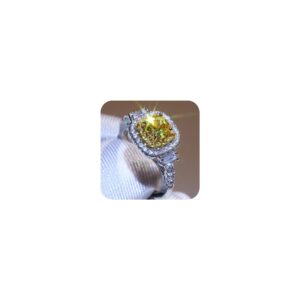 wdiyieetn 925 sterling silver full shiny yellow citrine and white topaz cubic zirconia crystal diamond wedding ring jewelry for women (8)