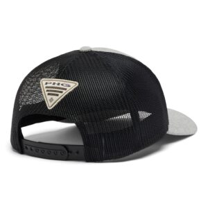 Columbia Unisex PHG Game Flag Mesh Snap Back - High, Cool Grey Heather/Black, One Size