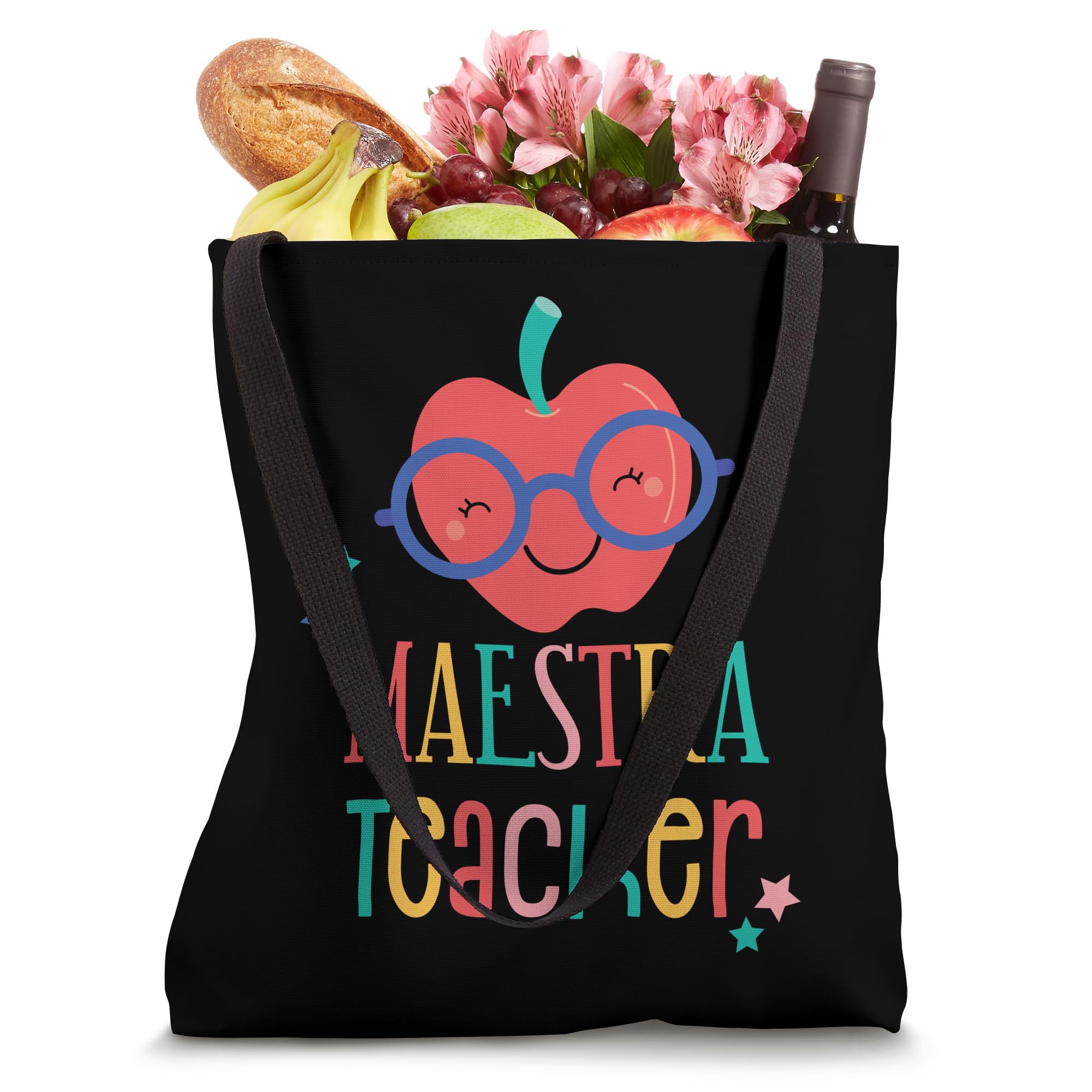 Cute Maestra Teacher Tote Bag