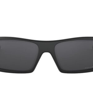 Oakley GASCAN OO9014 Sunglasses For Men + Vision Group Accessories Bundle(Matte Black/Grey Polarized (11-122),61 Wayfarers