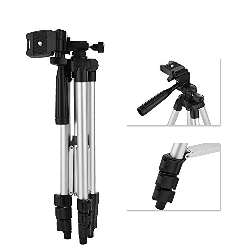 Velaurs Tripod Holder, Superior Performance Wear Resistant Premium Material Action Camera Tripod Exquisite Workmanship 360 Degree Rotating Handle for Smart Phone