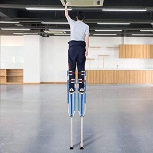 Drywall Stilts, 50"-64" Adjustable Stilts Drywall Stilts Made, for Builder Decorator Painting Plastering Taping