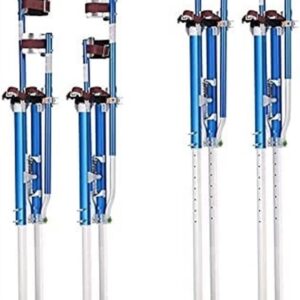 Drywall Stilts, 50"-64" Adjustable Stilts Drywall Stilts Made, for Builder Decorator Painting Plastering Taping